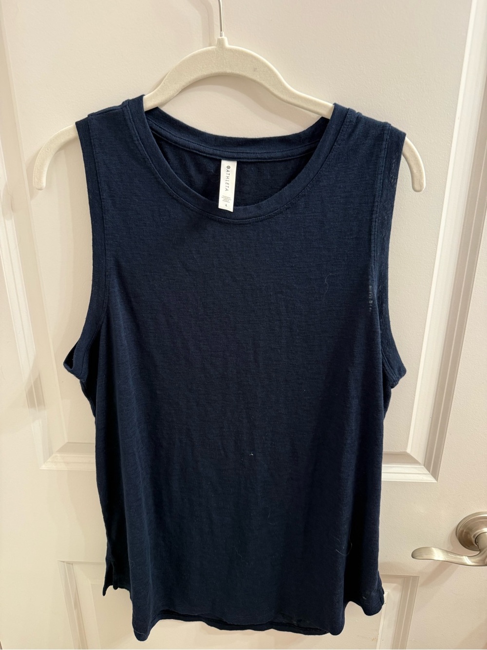 Athleta Navy Crewneck Muscle Tank